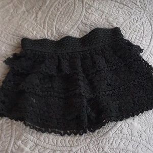 Crochet shorts